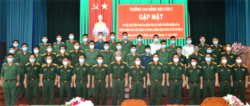 Trường Cao đẳng Hậu cần 2: Hoàn thành xuất sắc nhiệm vụ tham gia Bệnh viện dã chiến truyền nhiễm số 5A