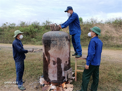 Kho K75, Cục Kỹ thuật Quân khu xử lý đạn dược cấp 5
