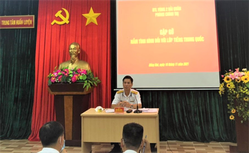 Bộ Tư lệnh Vùng 2 Hải quân gặp gỡ, động viên lớp tiếng Trung khóa 1