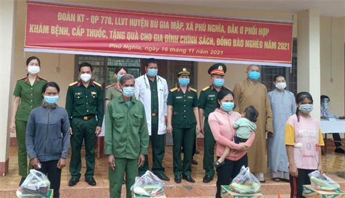 150 suất quà tặng người dân khó khăn huyện Bù Gia Mập, tỉnh Bình Phước