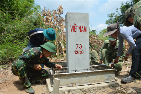 Tỉnh Bình Phước chú trọng công tác tuyên truyền phân giới, cắm mốc biên giới