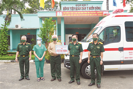 Nhiều doanh nhân, tổ chức và cá nhân hỗ trợ Bệnh viện Quân dân y miền Đông điều trị bệnh nhân Covid-19