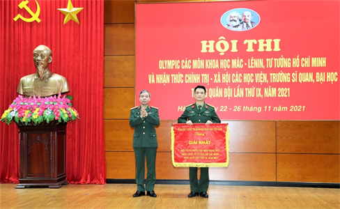 Tổng cục Chính trị bế mạc hội thi Olympic các môn khoa học Mác-Lênin, tư tưởng Hồ Chí Minh