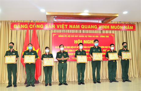 Bộ CHQS tỉnh Bà Rịa – Vũng Tàu sơ kết 2 năm đấu tranh chống quan điểm sai trái, thù địch, cơ hội chính trị trên không gian mạng