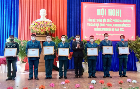 Thành phố Đà Lạt tổng kết công tác quốc phòng địa phương năm 2021