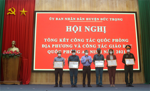 Huyện Đức Trọng, tỉnh Lâm Đồng triển khai công tác quốc phòng địa phương năm 2022