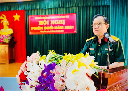 Đảng ủy Quân sự thành phố Vũng Tàu hội nghị phiên cuối năm 2021