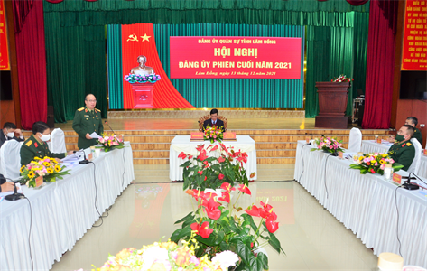 Đảng ủy Quân sự tỉnh Lâm Đồng triển khai nhiệm vụ năm 2022