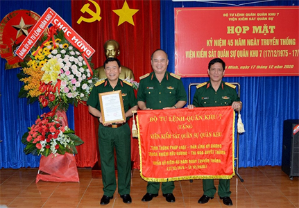 Kỷ niệm Ngày truyền thống Viện Kiểm sát Quân sự Quân khu 7