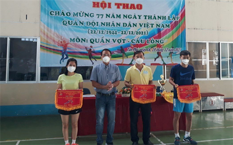 LLVT quận Tân Phú Hội thao chào mừng Ngày Thành lập QĐND Việt Nam