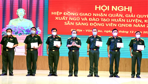Năm 2022, tỉnh BR – VT tuyển chọn 1.450 thanh niên nhập ngũ
