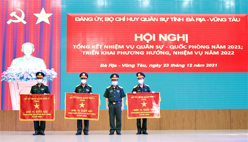 Bộ CHQS tỉnh Bà Rịa-Vũng Tàu tổng kết nhiệm vụ quân sự - quốc phòng năm 2021
