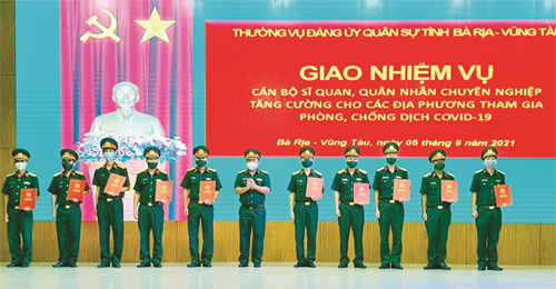 Tỉnh Bà Rịa - Vũng Tàu xây dựng Đảng bộ Quân sự trong sạch vững mạnh