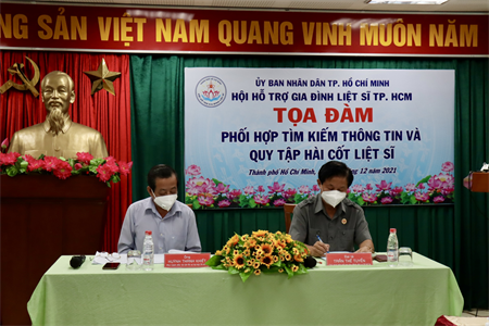 Toạ đàm phối hợp tìm kiếm thông tin và quy tập hài cốt liệt sĩ