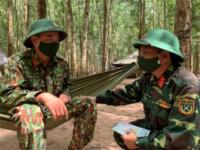 LLVT tỉnh Bình Phước linh hoạt trong giáo dục chính trị