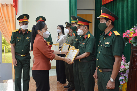 Huyện Tân Châu tổng kết công tác quốc phòng địa phương, giáo dục quốc phòng và an ninh năm 2021