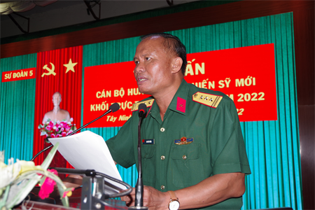 Sư đoàn 5 tập huấn cán bộ huấn luyện chiến sĩ mới năm 2022