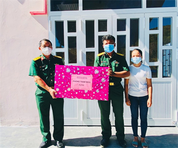 Bộ CHQS tỉnh Bà Rịa-Vũng Tàu tặng “Nhà đồng đội”