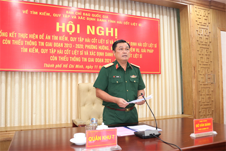 Hội nghị tổng kết thực hiện Đề án tìm kiếm, quy tập và xác định danh tính hài cốt liệt sĩ giai đoạn 2013-2020