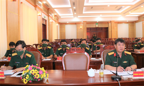 Bộ Tham mưu tổng kết công tác hậu cần năm 2021