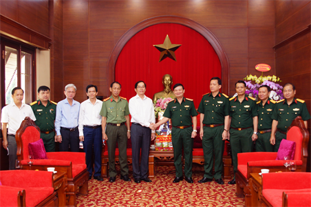 Bí thư Tỉnh ủy Bà Rịa – Vũng Tàu chúc Tết Quân khu 7