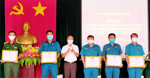 Huyện Đồng Phú, tỉnh Bình Phước - Nâng cao chất lượng tuyển chọn, gọi công dân nhập ngũ