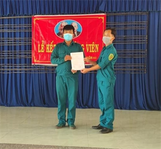 LLVT huyện Dương Minh Châu: Chú trọng phát triển Đảng trong lực lượng dân quân tự vệ, dự bị động viên