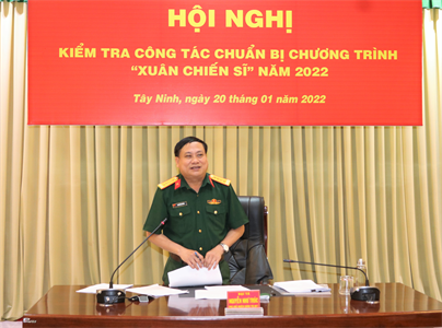 Ban tổ chức Chương trình “Xuân chiến sĩ” năm 2022 thống nhất nội dung chương trình
