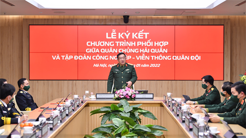 Viettel và Quân chủng Hải quân ký kết chương trình phối hợp giai đoạn 2022 - 2025