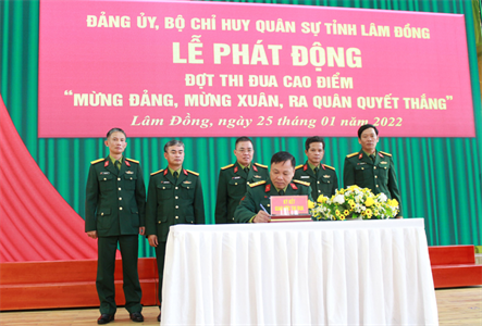 Phát động thi đua cao điểm mừng Đảng, mừng xuân, ra quân quyết thắng