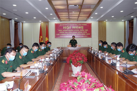 Tỉnh Bình Dương hiệp đồng huấn luyện, diễn tập, kiểm tra sẵn sàng động viên lực lượng dự bị động viên