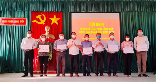 Huyện Long Điền phát lệnh gọi công dân nhập ngũ năm 2022