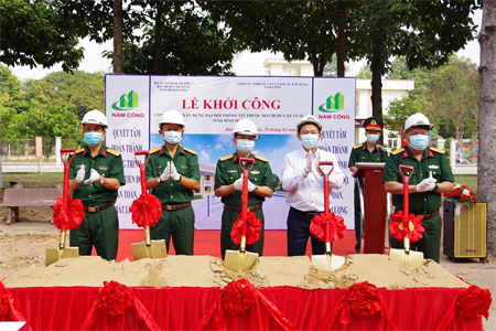 Bộ Chỉ huy Quân sự tỉnh Bình Dương khởi công xây dựng Đại đội Thông tin
