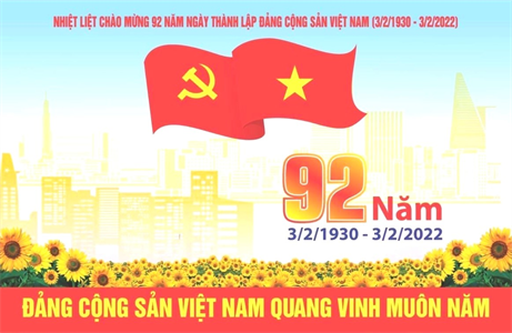 Tự hào 92 mùa xuân có Đảng quang vinh