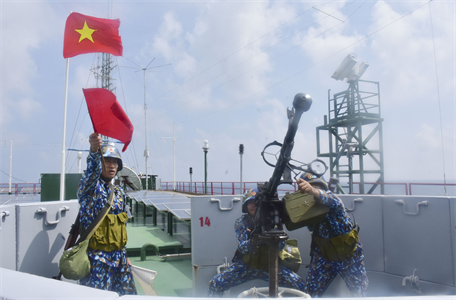Nhà giàn DK1 - Huấn luyện sát thực tế trên biển