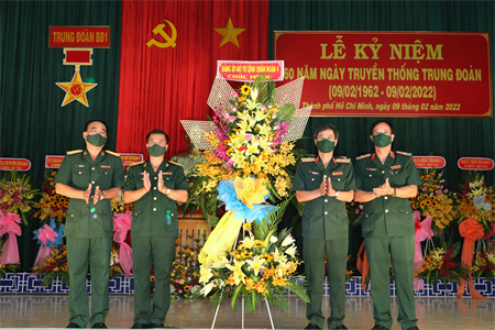 Trung đoàn 1, Sư đoàn 9 kỷ niệm 60 năm ngày truyền thống