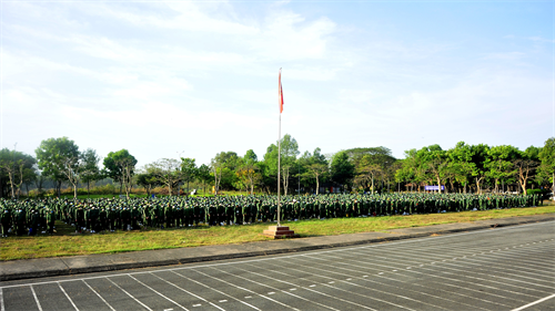 Trung tâm Giáo dục Quốc phòng và An ninh, Đại học Quốc gia TP.HCM khai giảng khóa 404