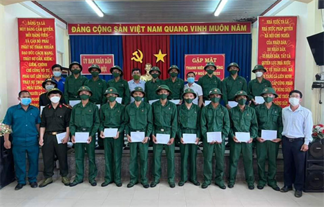 Thanh niên Đức Trọng sẵn sàng lên đường nhập ngũ