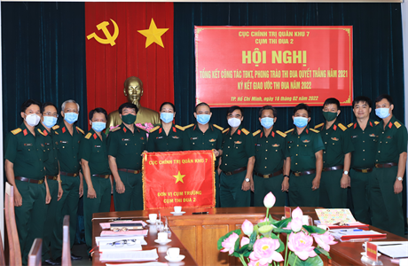 Cụm thi đua 2, Cục Chính trị Quân khu ký kết giao ước thi đua