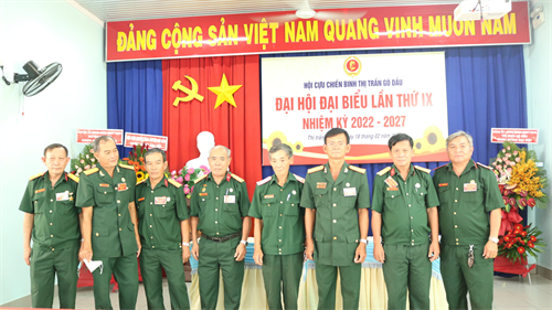 Hội Cựu chiến binh thị trấn Gò Dầu đại hội nhiệm kỳ 2022-2027