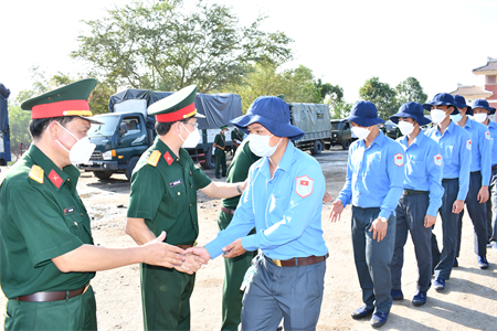 Đội K73 lên đường làm nhiệm vụ đợt 2, giai đoạn XXI (Mùa khô 2021-2022)