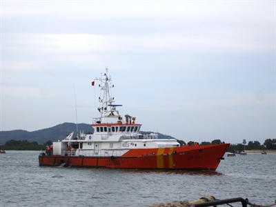 Tàu cá chìm ngoài khơi Vũng Tàu, 5 ngư dân mất tích