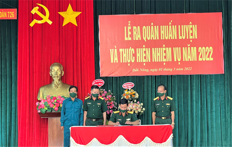 Binh đoàn 16 tổ chức Lễ ra quân huấn luyện năm 2022