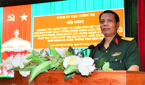 Đảng ủy Cục Chính trị học tập, quán triệt kết luận, quy định của Ban Chấp hành Trung ương Đảng