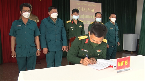 Thành phố Đà Lạt, tỉnh Lâm Đồng huấn luyện dân quân cơ động