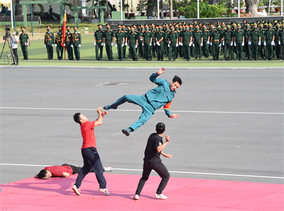 Quân khu giao ban ngành Dân quân tự vệ quý 1 năm 2022