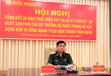 Quân khu 7: Nhiều bài học sâu sắc qua hơn 20 năm thực hiện Chỉ thị 917 của Bộ Quốc phòng
