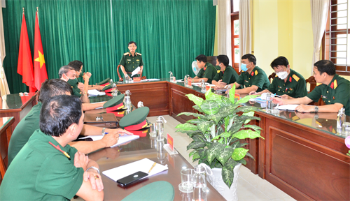 Giao nhiệm vụ luyện tập, kiểm tra Sư đoàn trưởng và Chính ủy Sư đoàn năm 2022