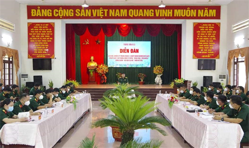 Trung đoàn 5, Sư đoàn 5: Diễn đàn phòng, chống vi phạm kỷ luật, pháp luật