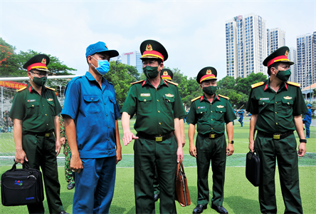 Bộ Tổng Tham mưu làm việc tại Bộ Tư lệnh TP.HCM